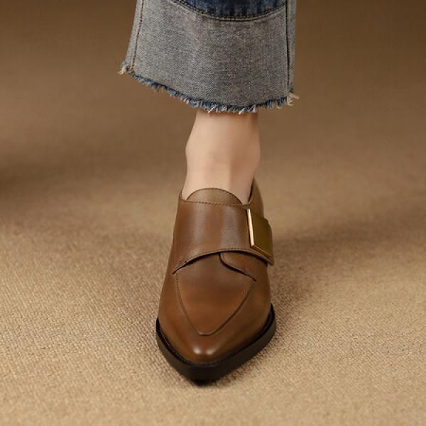 Handcrafted Leather Women's Shoes: Elegance Meets Luxury(Etrj220T1225)