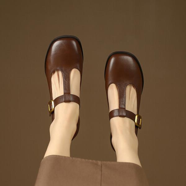 Handcrafted Leather Women's Shoes: Luxurious Elegance(Etrj220A3510)