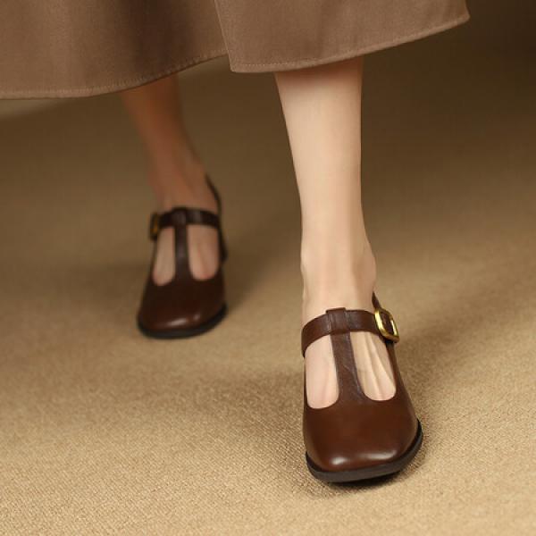 Handcrafted Leather Women's Shoes: Luxurious Elegance(Etrj220A3510)