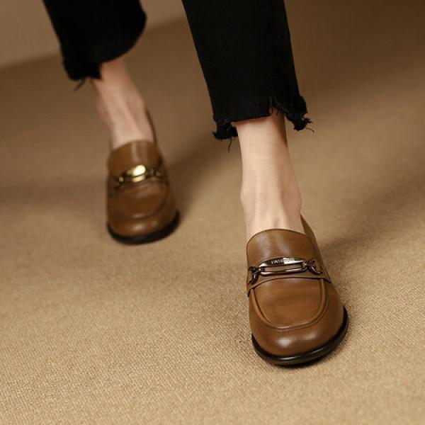 Handcrafted Luxury Leather Women's Shoes: Unmatched Elegance(Etrj220T1232)