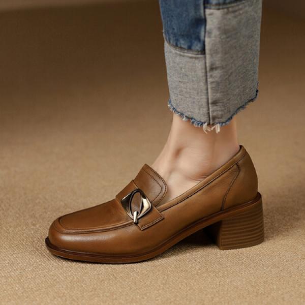 Elegant Handcrafted Leather Women's Shoes(Etrj220T1230)