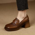 Elegant Handcrafted Leather Women's Shoes(Etrj220T1236)