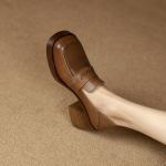 Elegant Handmade Leather Women’s Shoes: Luxurious Craftsmanship(Etrj220T1235)