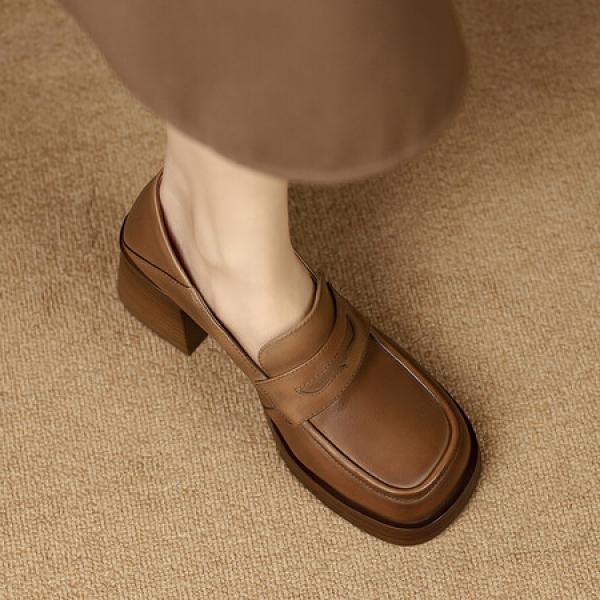 Elegant Handmade Leather Women’s Shoes: Luxurious Craftsmanship(Etrj220T1235)