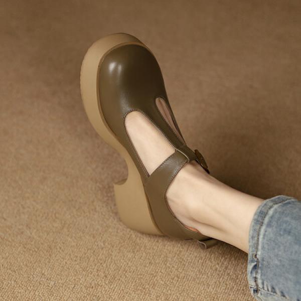 Luxurious Handmade Leather Women’s Shoes with Elegance(Etrj220A3519)