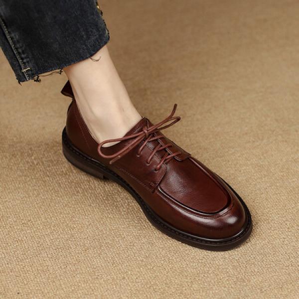 Handcrafted Leather Women's Shoes: Luxury & Elegance(Etrj220A3520)