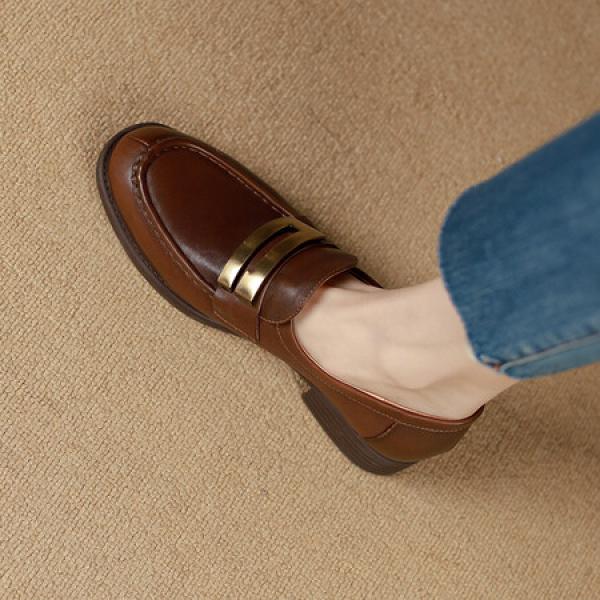 Luxury Handcrafted Leather Women's Shoes: Timeless Elegance(Etrj220A3505)