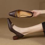 Handcrafted Luxury Genuine Leather Women's Shoes(Etrj220A3532)
