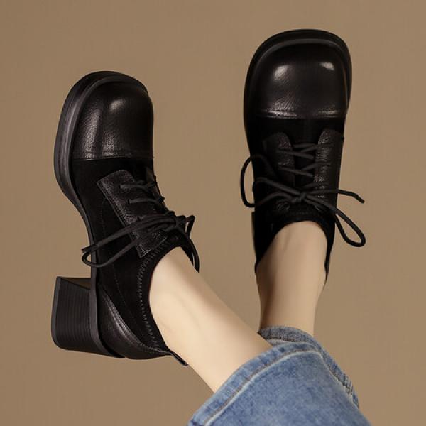 Elegant Handmade Leather Women's Shoes of Luxury Quality(Etrj220A3613)