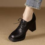 Luxury Elegance: Handmade Leather Women's Shoes(Etrj220T1355)