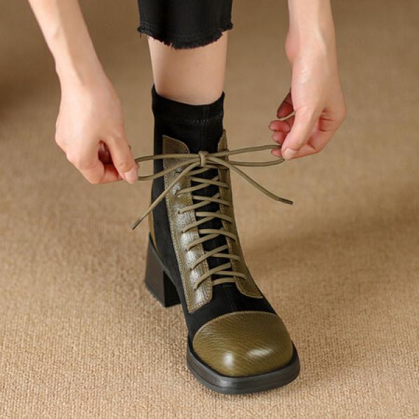 Elegant Handcrafted Leather Women's Shoes of Luxury Quality(Etrj220A3616)