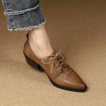 Elegant Handmade Leather Women's Shoes - Luxurious Craftsmanship(Etrj220T1226)