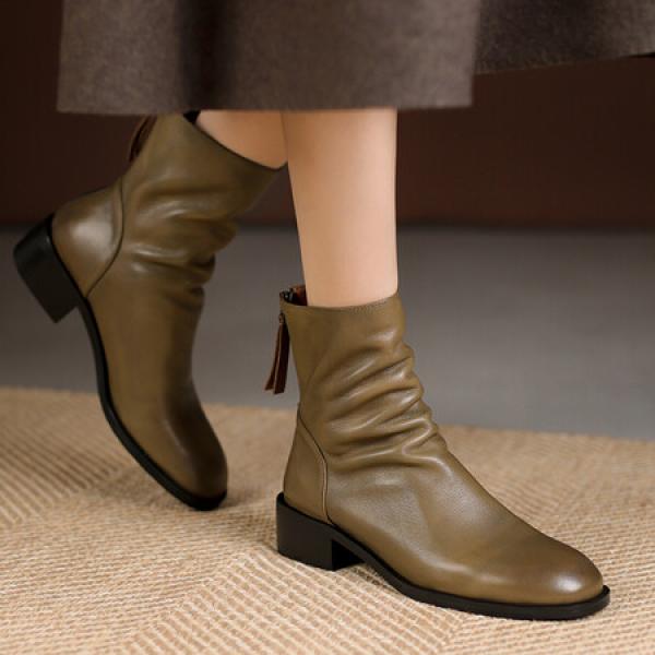 Exquisite Handcrafted Real Leather Women's Shoes - Luxury Elegance(Etrj220T1362)
