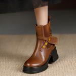 Handcrafted Luxury Leather Women’s Shoes: Elegance in Every Step(Etrj220T1372)