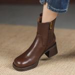 Handcrafted Luxury Leather Women's Shoes – Elegance Redefined(Etrj220A3619)