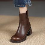 Handcrafted Luxury Leather Women's Shoes – Elegance Redefined(Etrj220A3619)