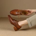Handcrafted Leather Ladies' Shoes: Elegant Luxury Quality(Etrj220T1366)