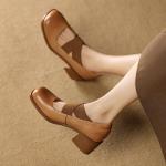 Exquisite Handcrafted Leather Women’s Shoes: Elegance Redefined(Etrj220A3623)