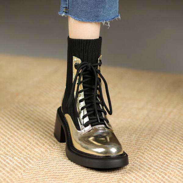 Elevate Elegance: Handcrafted Genuine Leather Women's Shoes(Etrj220A3626)