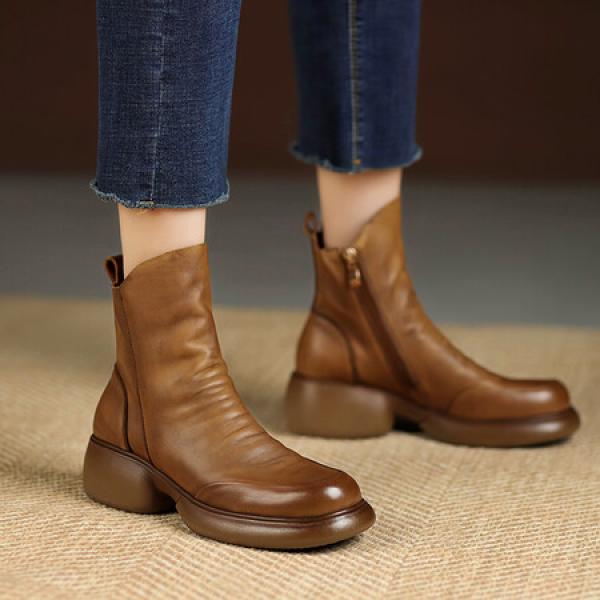 Elegant Handcrafted Leather Women's Shoes, Luxurious Quality(Etrj220T1531)