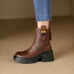 Luxurious Handmade Leather Women's Shoes with Elegance(Etrj220T1390)