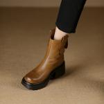 Luxurious Handmade Leather Women's Shoes with Elegance(Etrj220T1390)