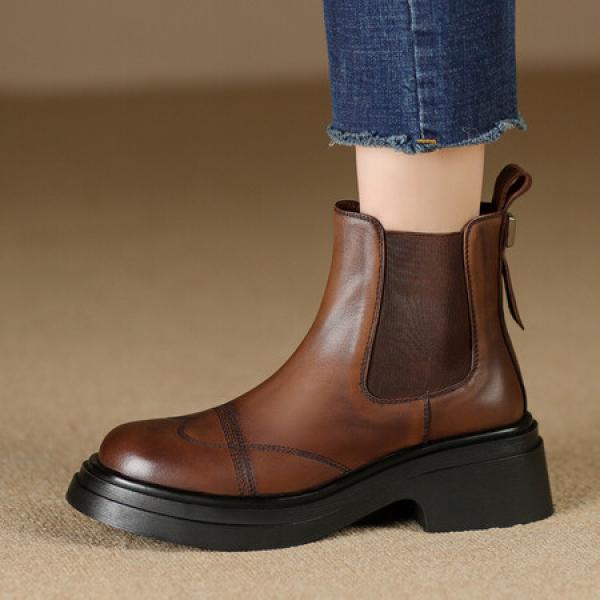 Elegant Handcrafted Leather Women's Shoes, Luxurious Quality(Etrj220T1391)