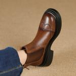 Elegant Handcrafted Leather Women's Shoes, Luxurious Quality(Etrj220T1391)
