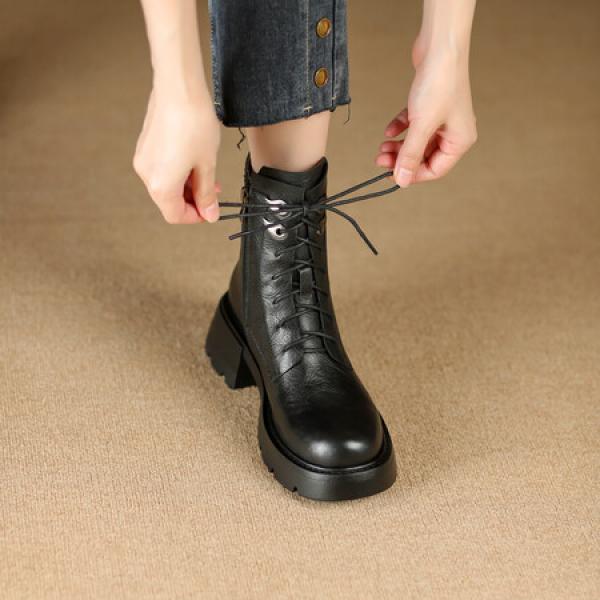 Elegant Handcrafted Leather Women's Shoes, Luxurious Quality(Etrj220T1398)