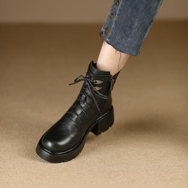 Elegant Handcrafted Leather Women's Shoes, Luxurious Quality(Etrj220T1398)