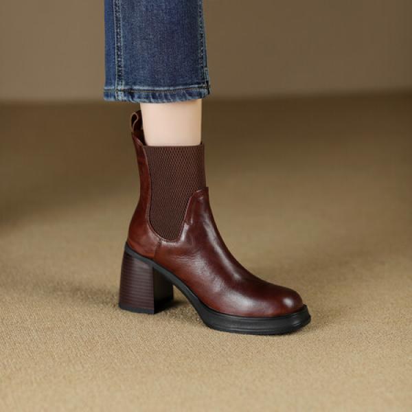 Handcrafted Premium Leather Women's Shoes: Luxurious Elegance(Etrj220T1539)