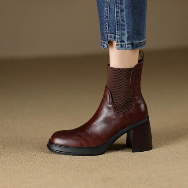 Handcrafted Premium Leather Women's Shoes: Luxurious Elegance(Etrj220T1539)