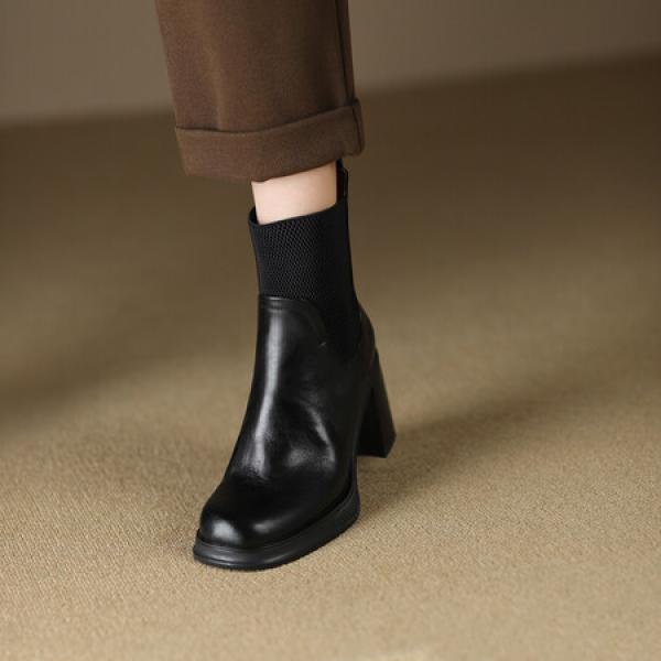 Handcrafted Premium Leather Women's Shoes: Luxurious Elegance(Etrj220T1539)