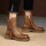 Handcrafted Luxury Leather Women's Shoes - Elegance Redefined(Etrj220T1553)