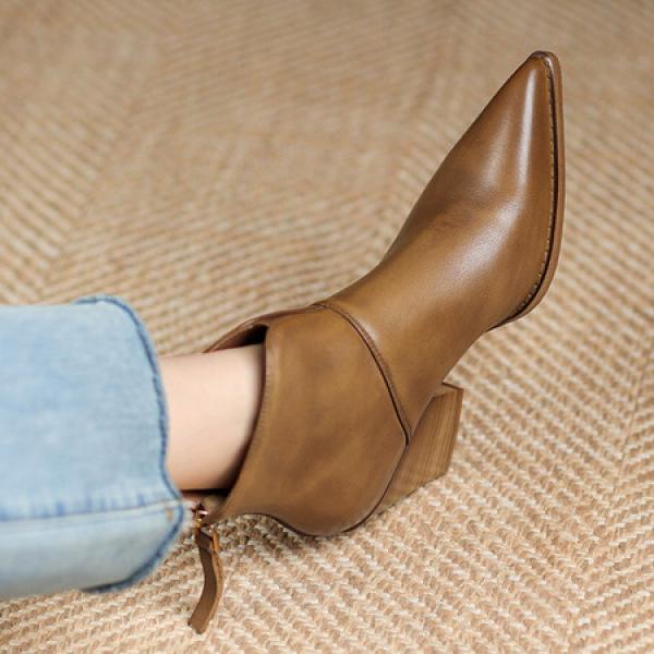 Luxurious Handmade Leather Women's Shoes - Exquisite Craftsmanship(Etrj220T1506)