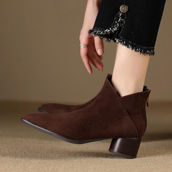 Handcrafted Luxury Genuine Leather Women's Shoes(Etrj220A3675)