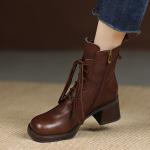 Handcrafted Luxury Leather Women's Shoes: Elegance Redefined(Etrj220A3678)