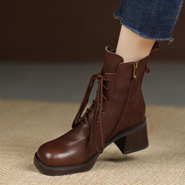 Handcrafted Luxury Leather Women's Shoes: Elegance Redefined(Etrj220A3678)