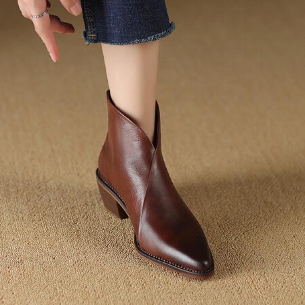 Handcrafted Luxury Leather Shoes for Elegant Women(Etrj220T1562)