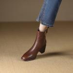 Elegance in Handcrafted Genuine Leather Women's Shoes(Etrj220A3690)