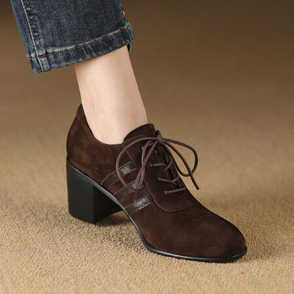 Elegant Handcrafted Genuine Leather Women's Shoes(Etrj220A3711)