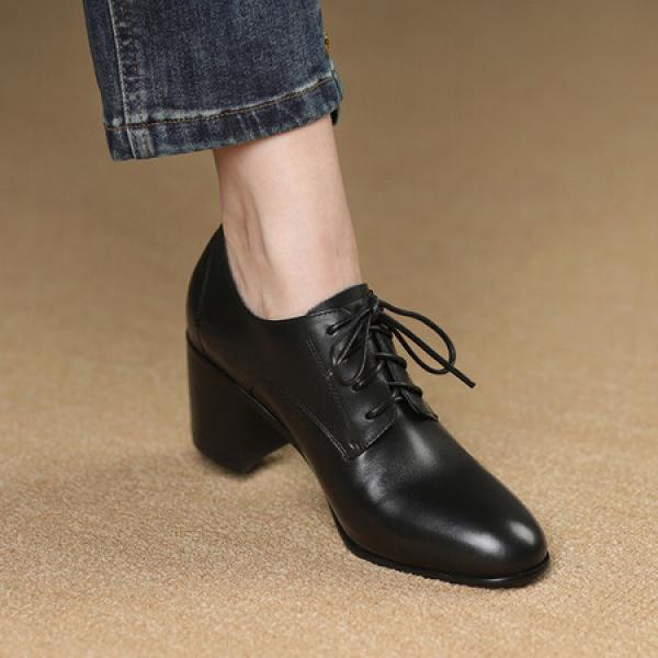 Handcrafted Luxurious Leather Women's Shoes with Elegance(Etrj220A3718)