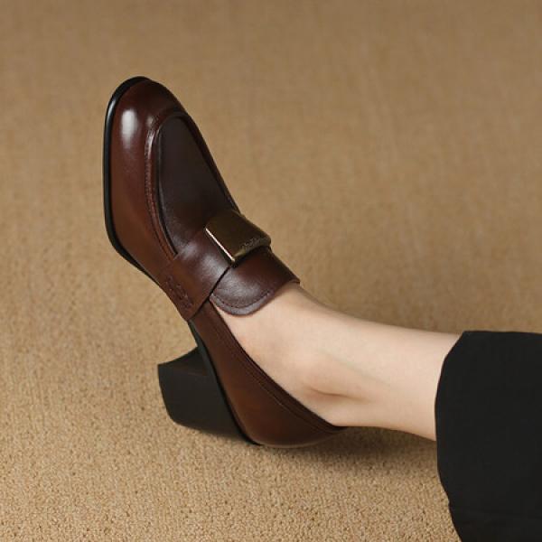 Handcrafted Premium Leather Women’s Shoes, Luxurious(Etrj220A3715)