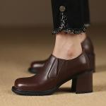 Handcrafted Luxurious Leather Women's Shoes with Elegance(Etrj220A3712)