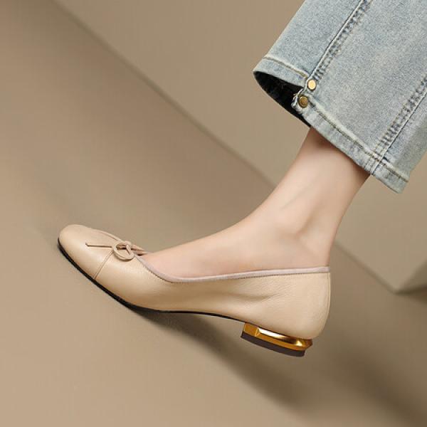 Handcrafted Luxury Leather Women's Shoes for Elegant Style(Etrj220A3728)