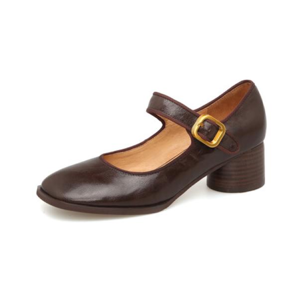 Handcrafted Leather Ladies' Shoes: Elegance & Luxury Redefined(Etrj220A3809)