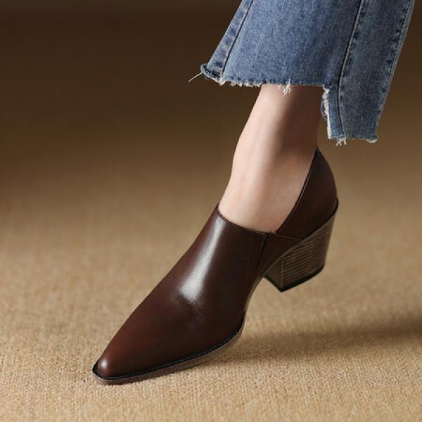 Exquisite Handcrafted Leather Women’s Shoes: Luxury & Elegance(Etrj220A3823)