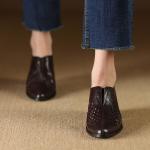 Handcrafted Luxury Leather Women's Shoes.(Etrj220A3850)