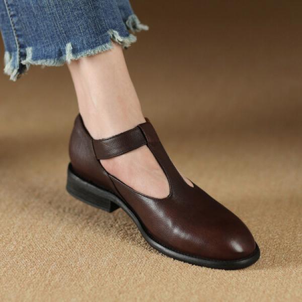 Exquisite Handmade Leather Women's Shoes: Luxury and Elegance(Etrj220A3815)