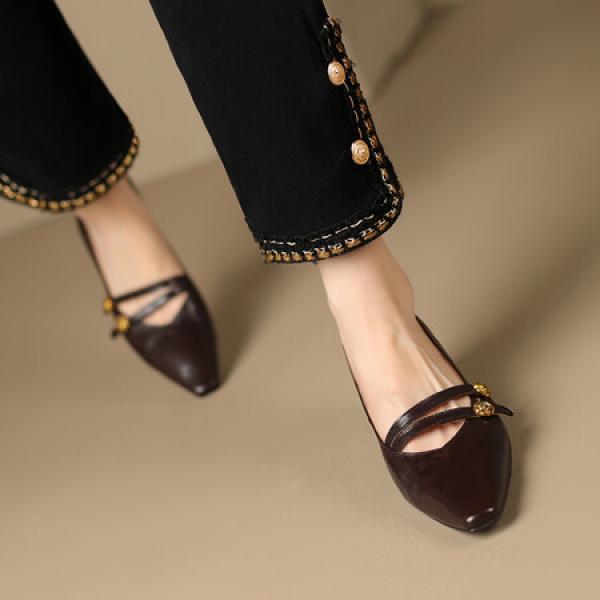 Premium Handmade Genuine Leather Women's Shoes - Elegance Redefined(Etrj220A3856)